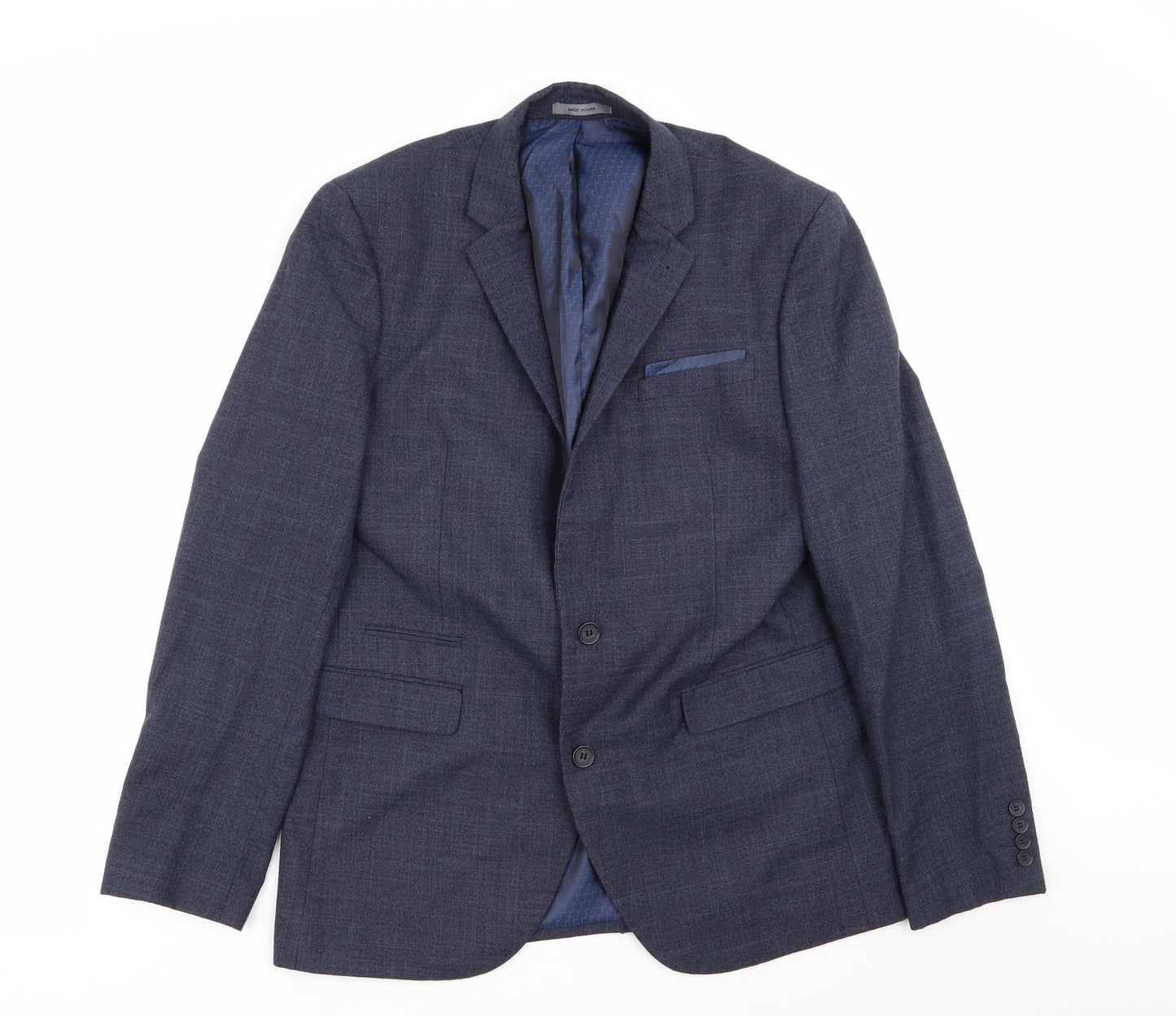 Cedar Wood State Mens Blue   Jacket Blazer Size 42