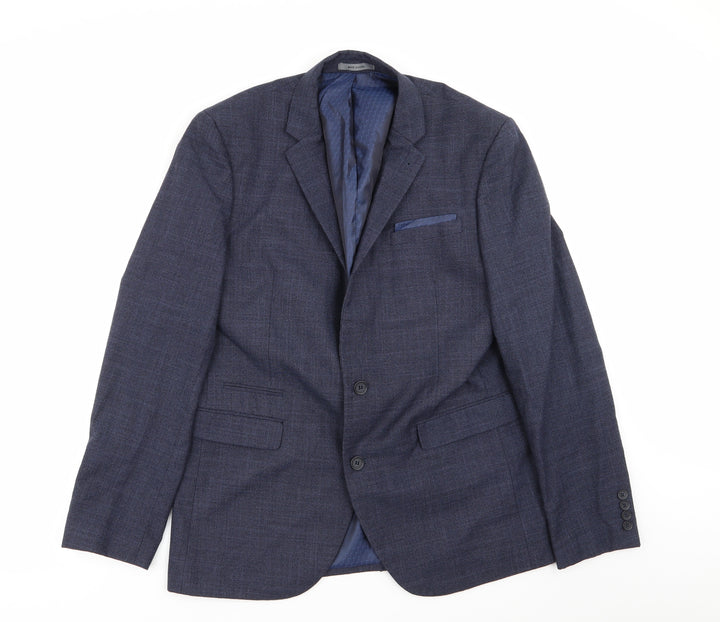 Cedar Wood State Mens Blue   Jacket Blazer Size 42