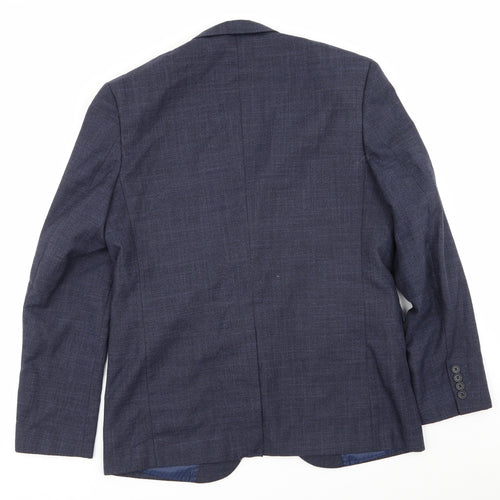 Cedar Wood State Mens Blue   Jacket Blazer Size 42