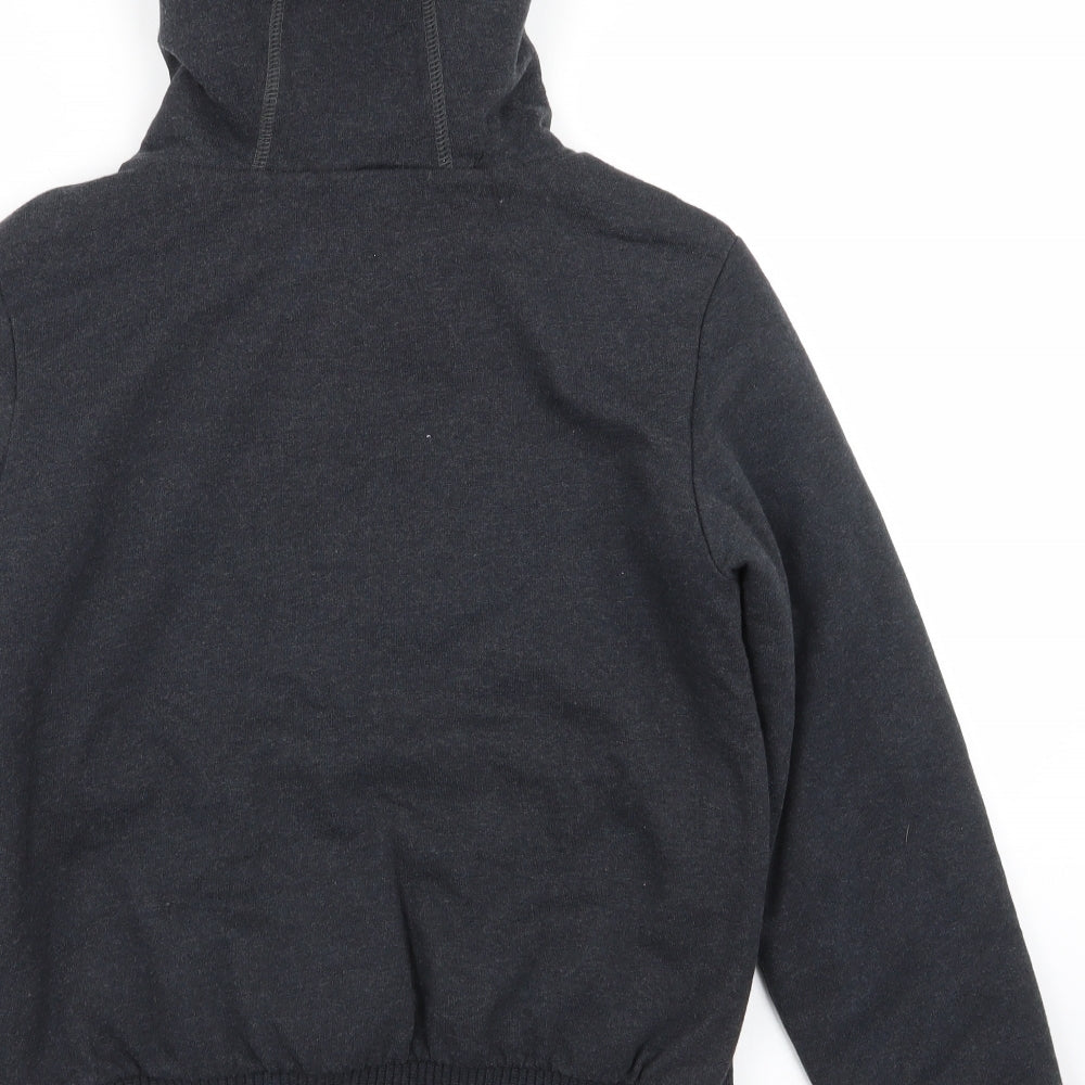 River Island Womens Grey   Full Zip Jumper Size 10