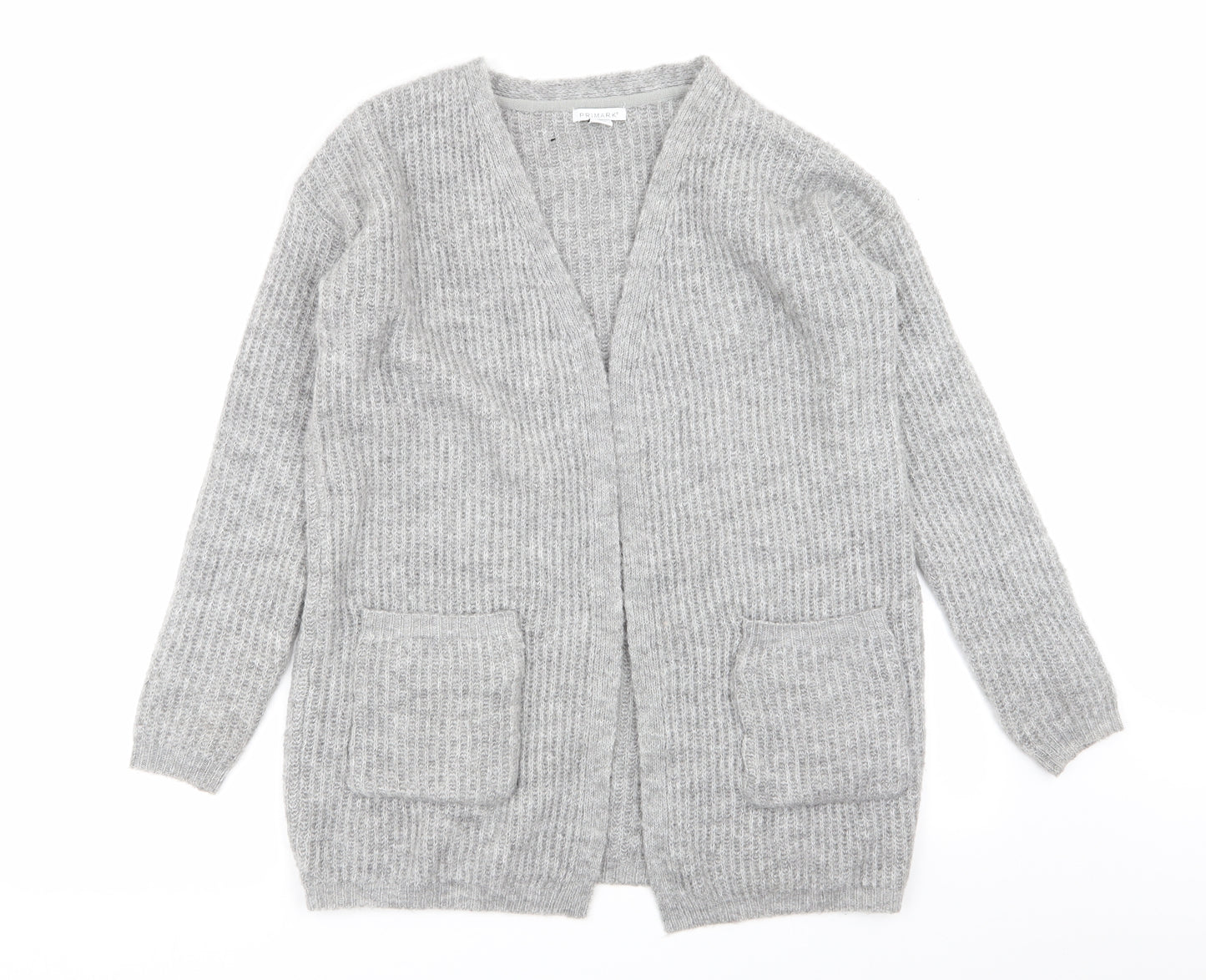 Primark Girls Grey   Cardigan Jumper Size 12-13 Years