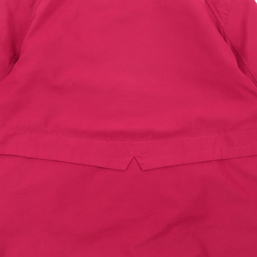 M&S Womens Red   Jacket Coat Size 12