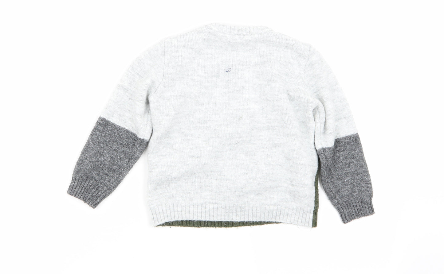 Asda George Boys Multicoloured Animal Print  Pullover Jumper Size 2-3 Years