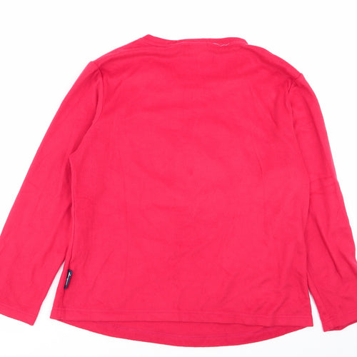 Disney Womens Red Solid  Top Pyjama Top Size L