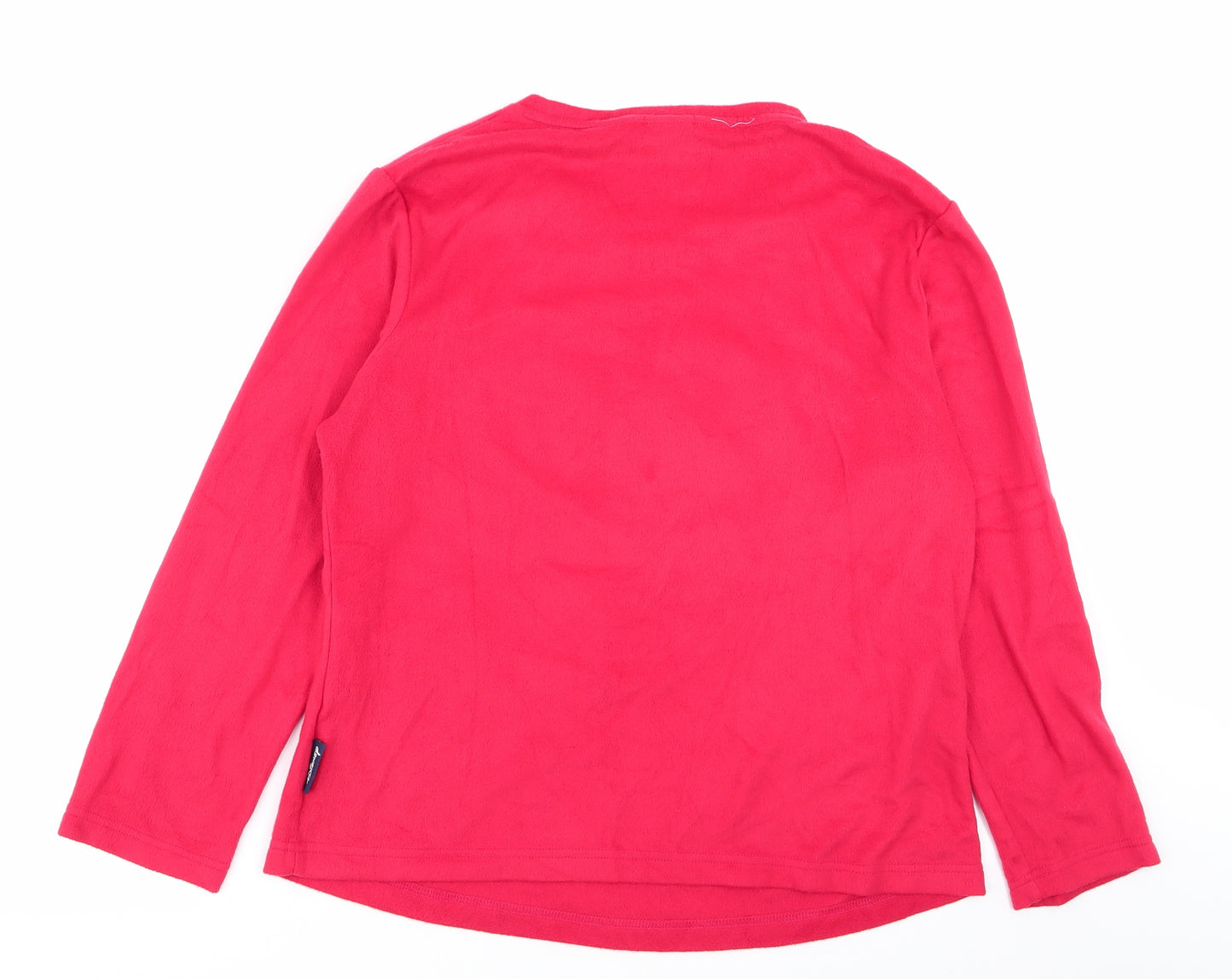 Disney Womens Red Solid  Top Pyjama Top Size L