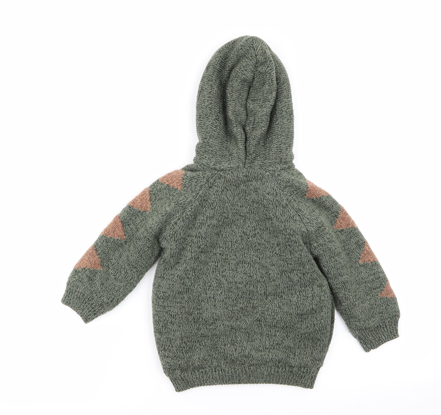 Nutmeg Boys Green   Full Zip Jumper Size 2-3 Years