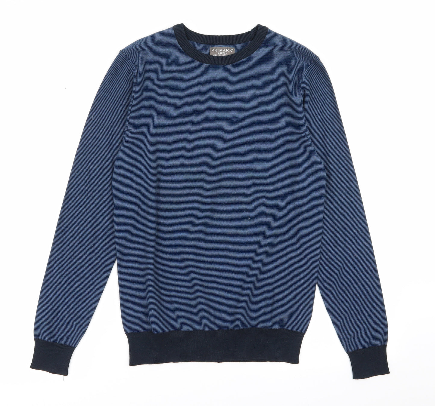 Primark Mens Blue   Pullover Jumper Size XS