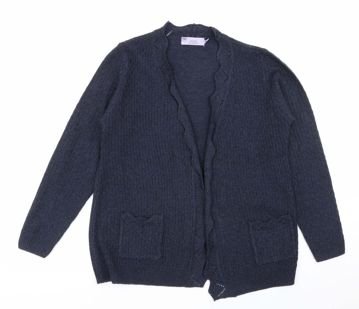 Honor Milburn Womens Blue   Cardigan Jumper Size 10