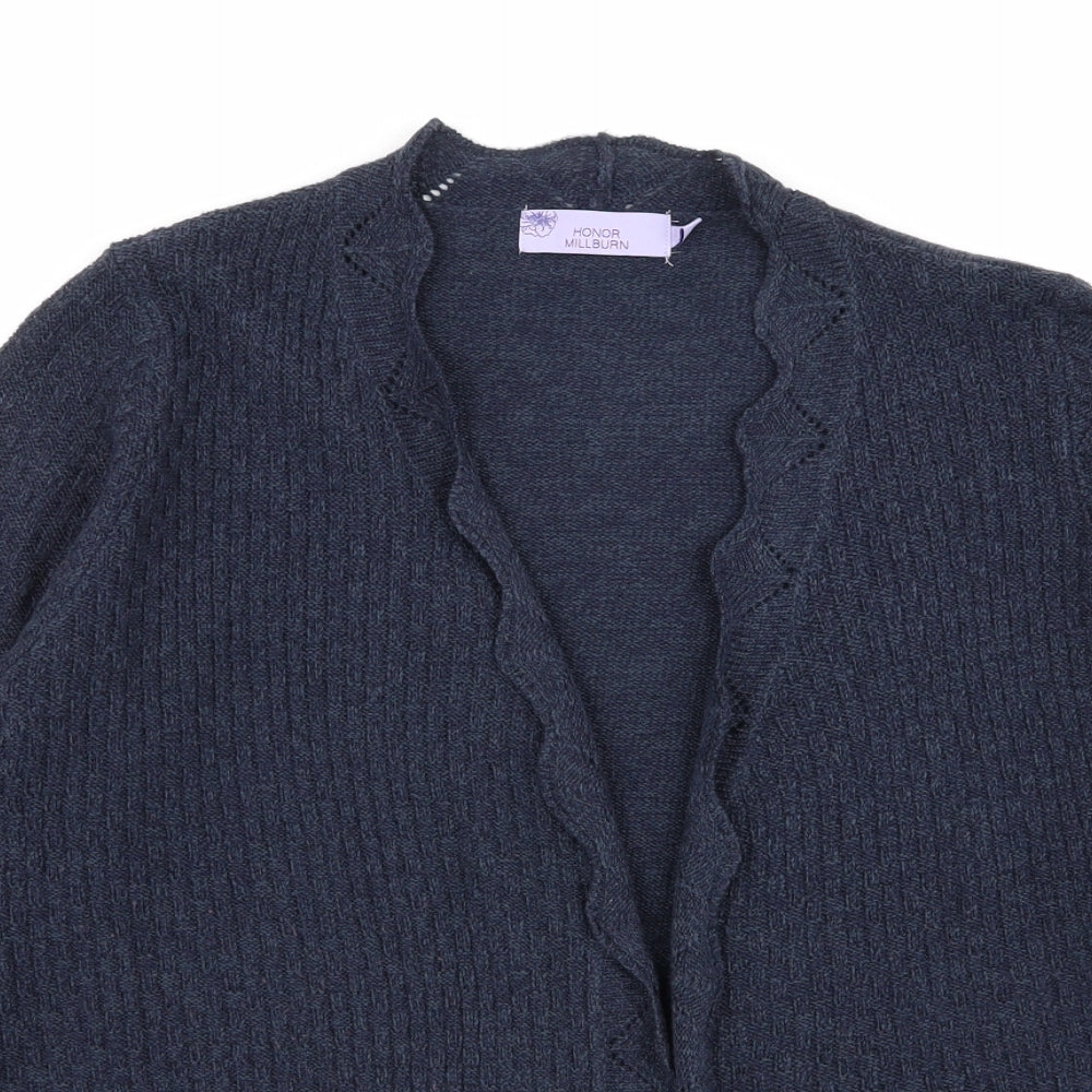 Honor Milburn Womens Blue   Cardigan Jumper Size 10