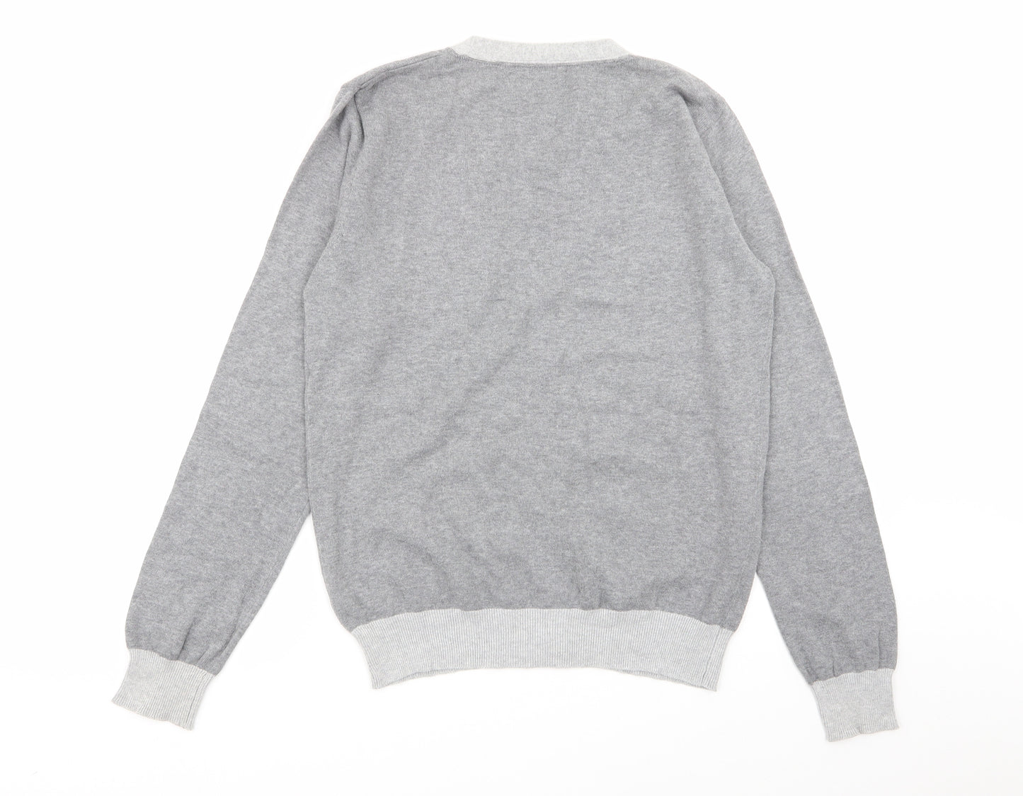Cedar Wood State Mens Grey   Cardigan Jumper Size S