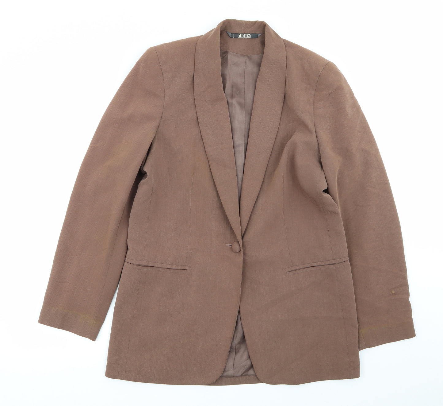 Libra Womens Brown   Jacket Blazer Size 10