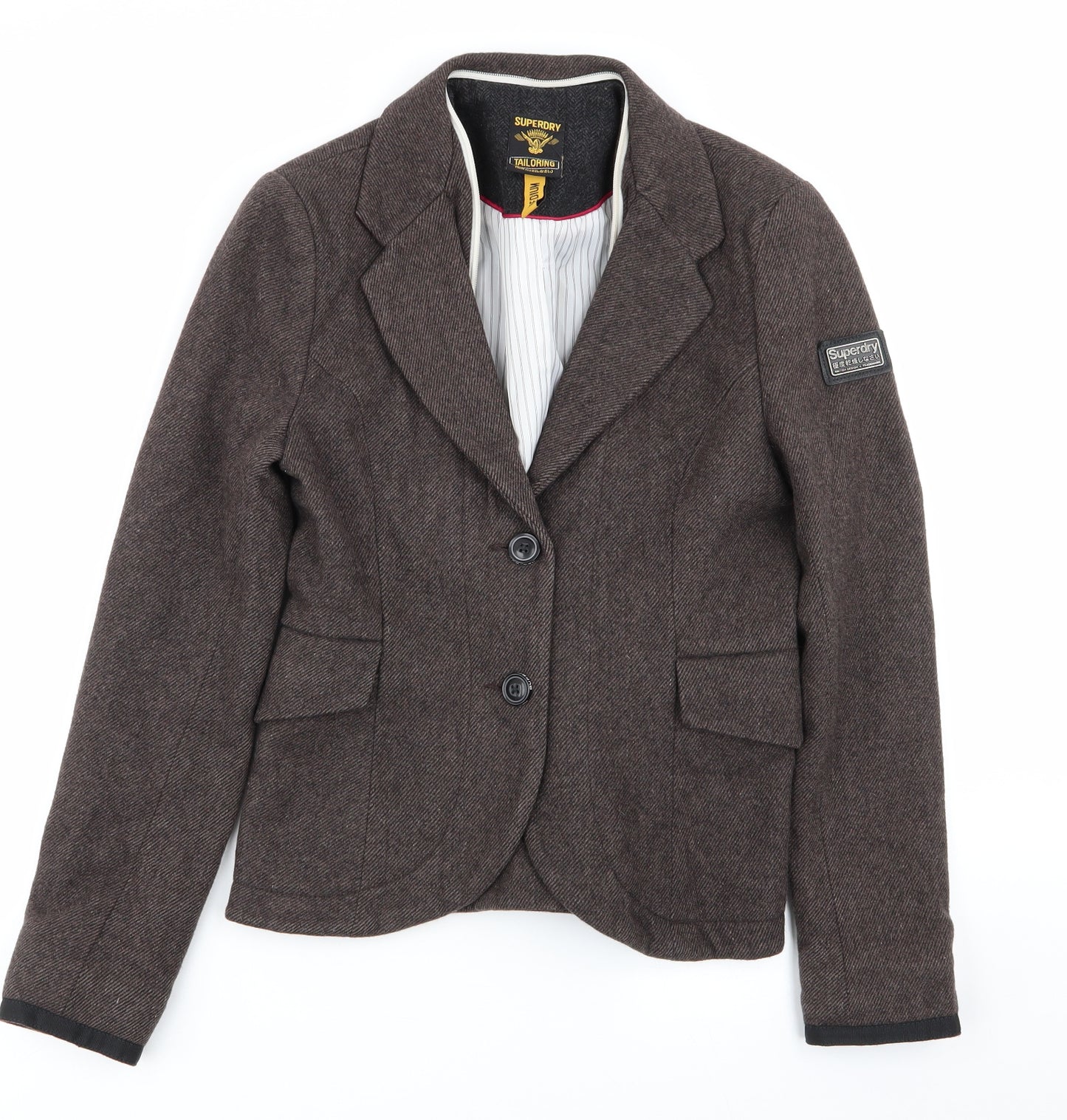 Superdry Womens Brown   Jacket Blazer Size M