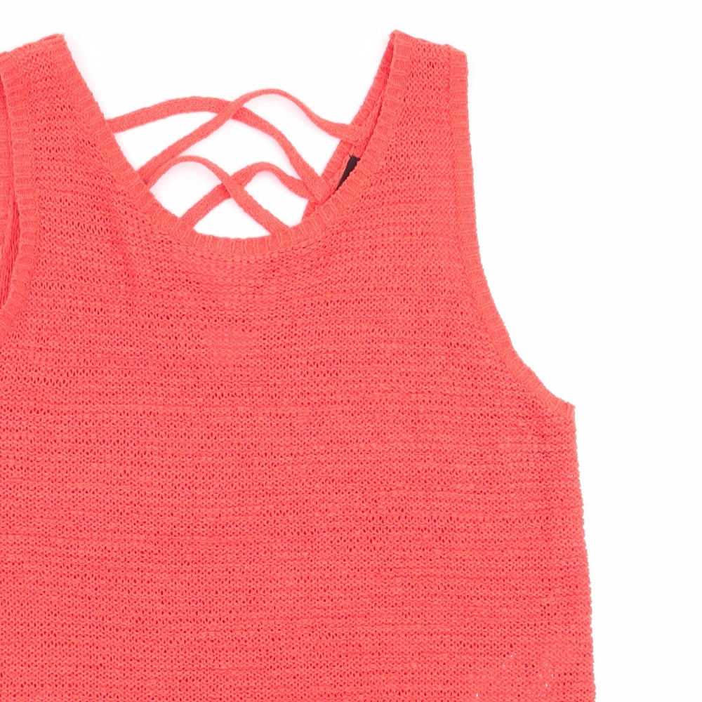 New Look Womens Orange   Pullover Jumper Size 12