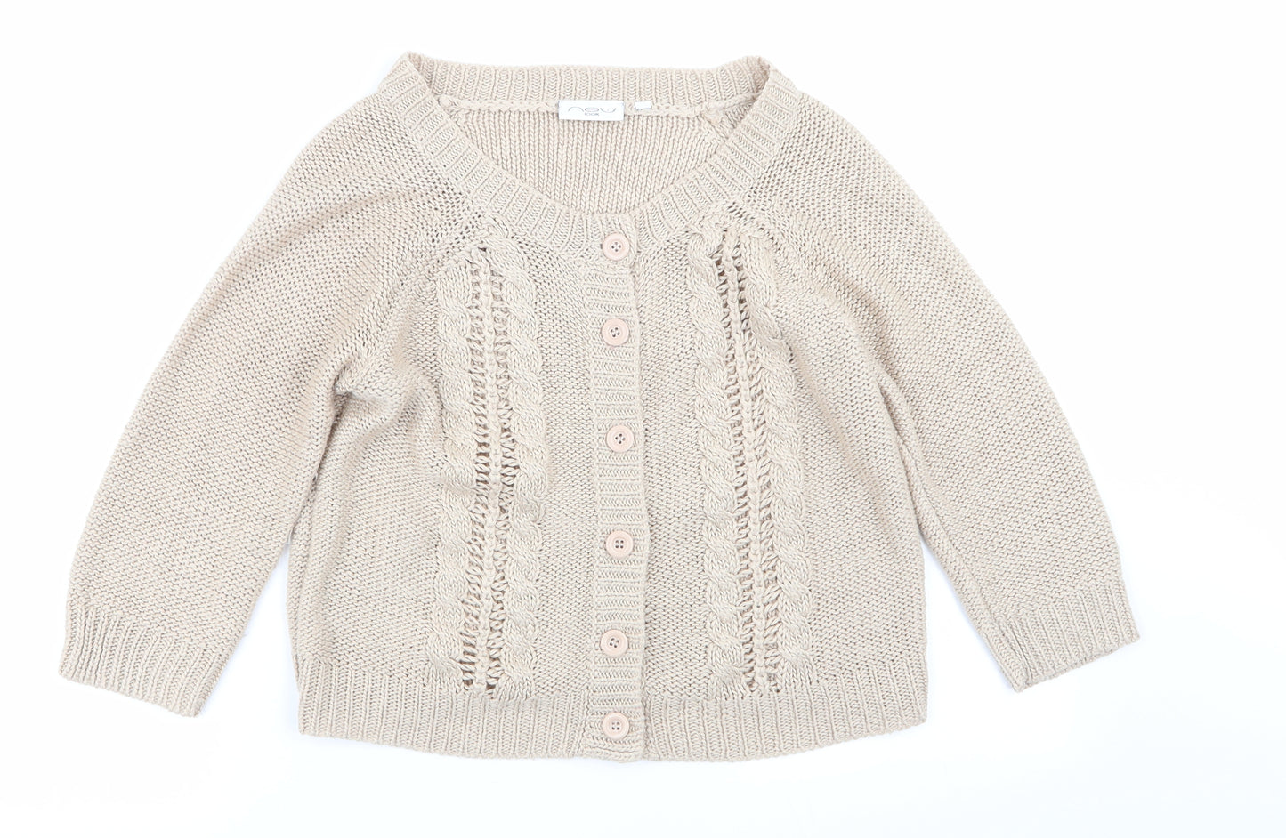 New Look Womens Beige   Cardigan Jumper Size 14