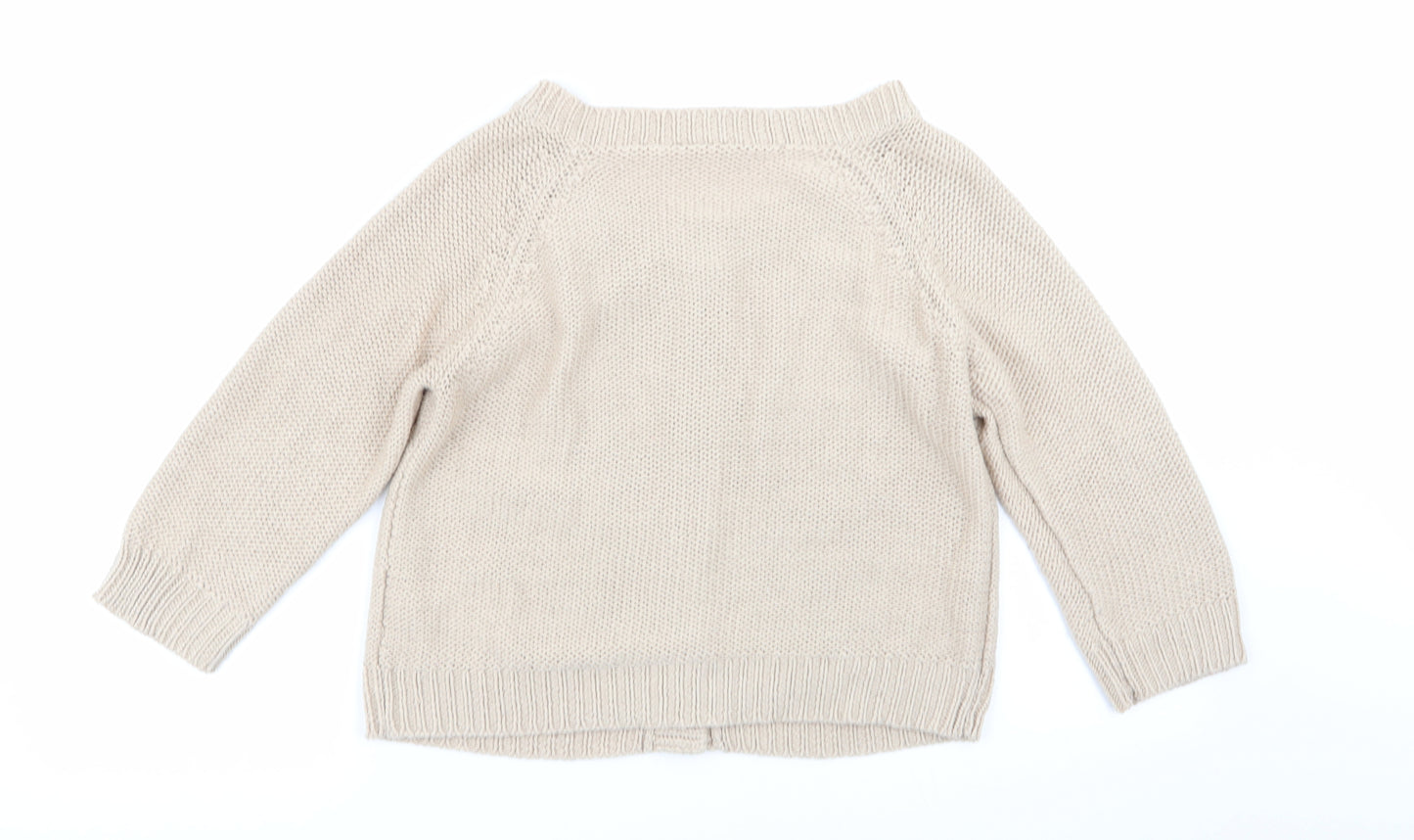 New Look Womens Beige   Cardigan Jumper Size 14