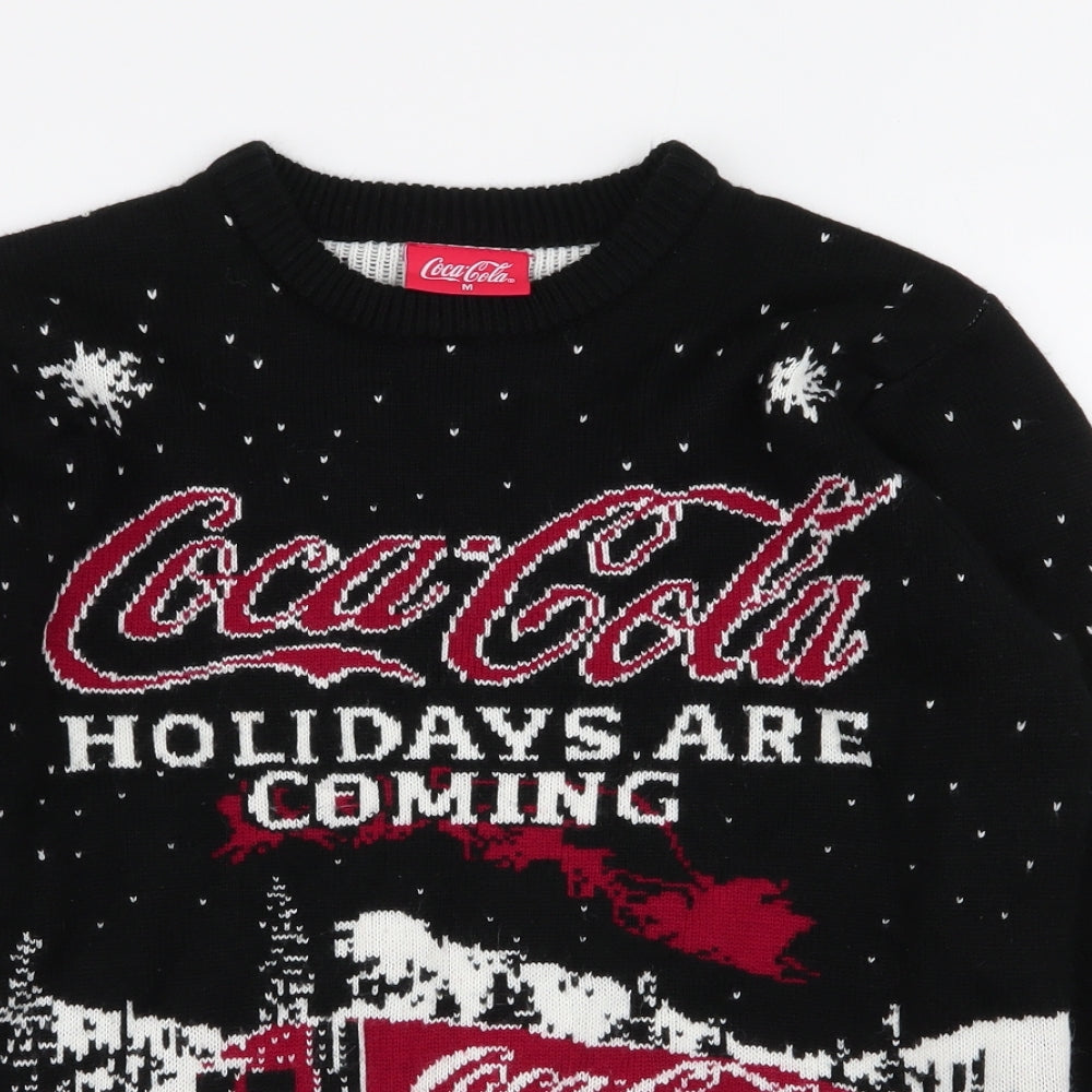 TU Mens Multicoloured Geometric  Pullover Jumper Size M  - christmas