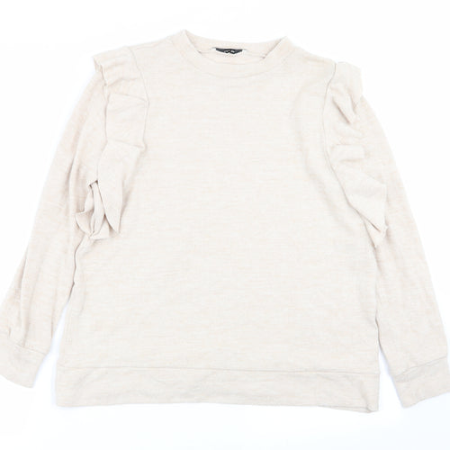 Asda George Womens Beige   Pullover Jumper Size 12
