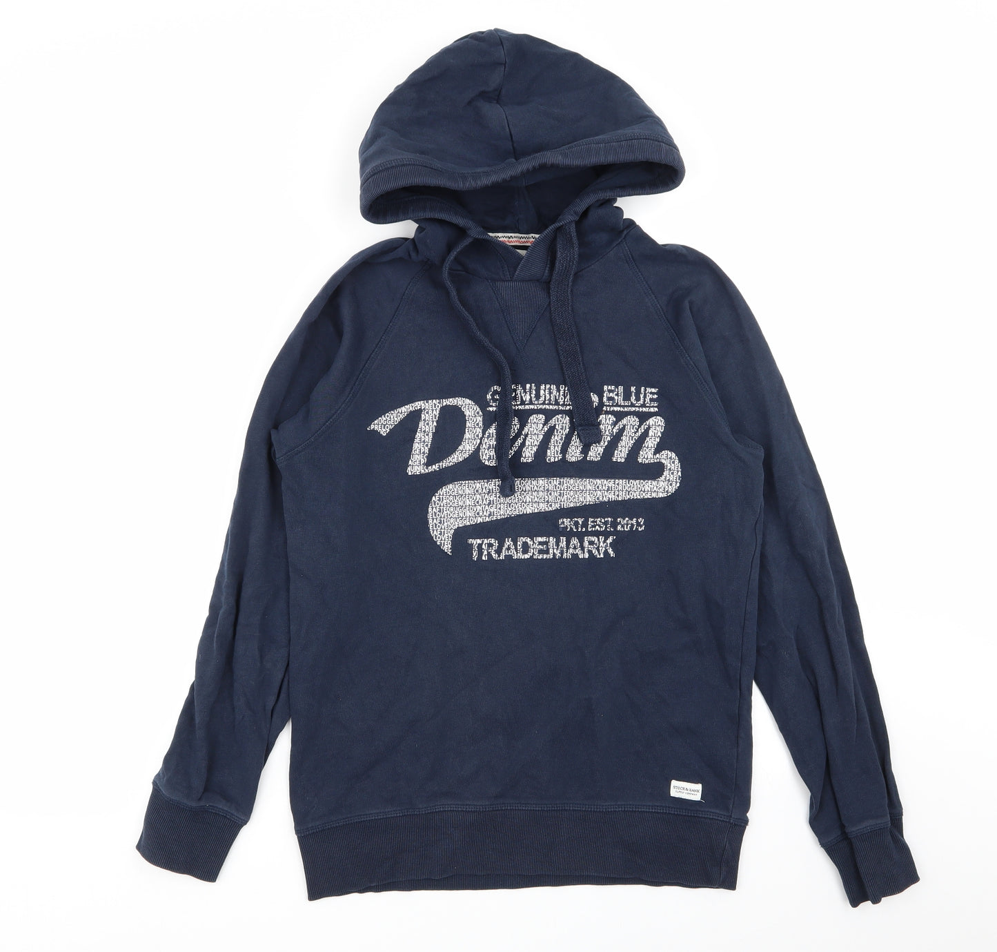 stock&hank Mens Blue   Pullover Jumper Size S