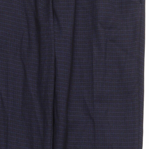 PREWORN  Mens Blue Check  Trousers  Size 34 in L30 in