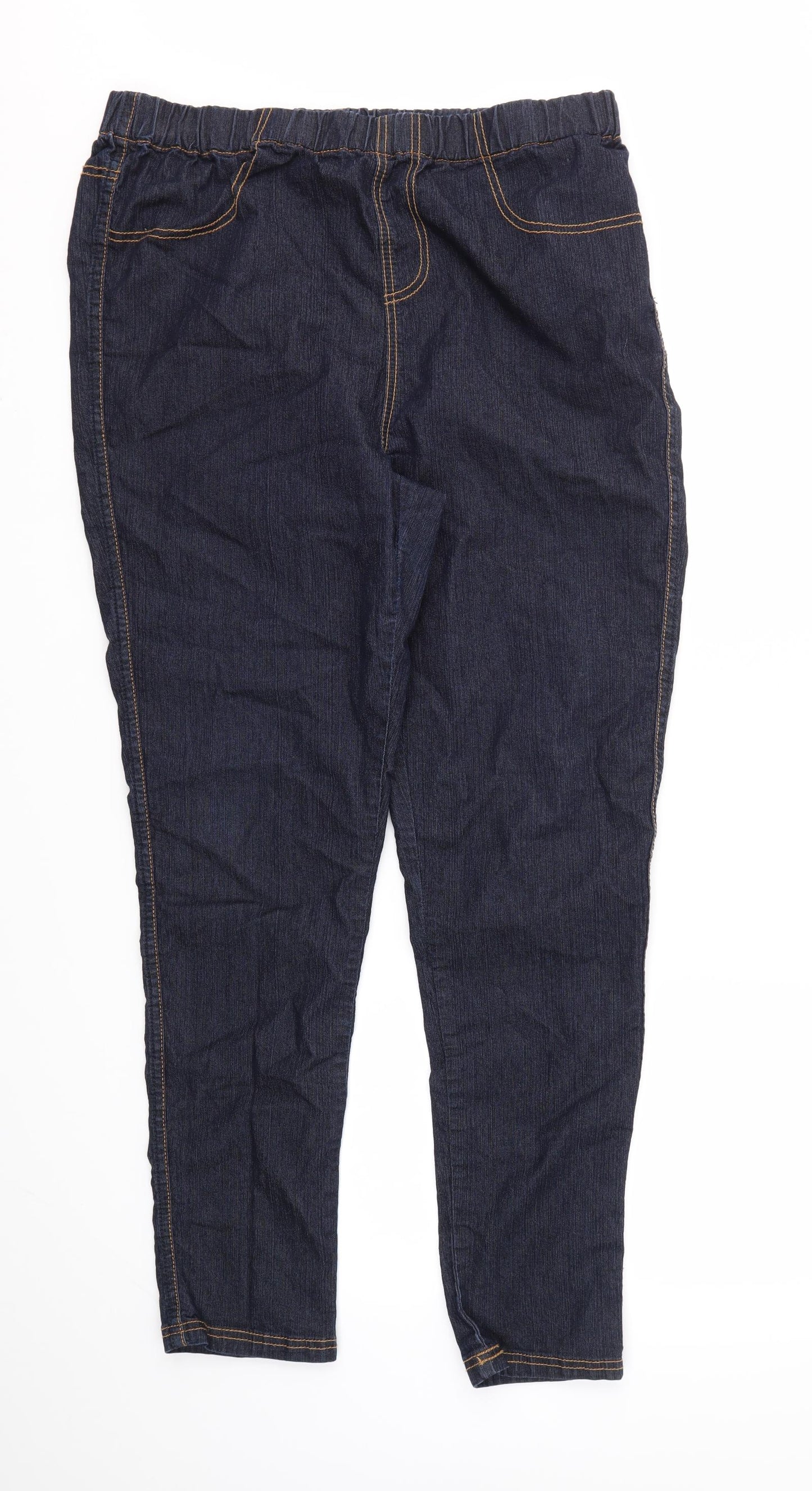 YESYES Womens Blue   Skinny Jeans Size 22 L29 in - STRECHY WAISTBAND