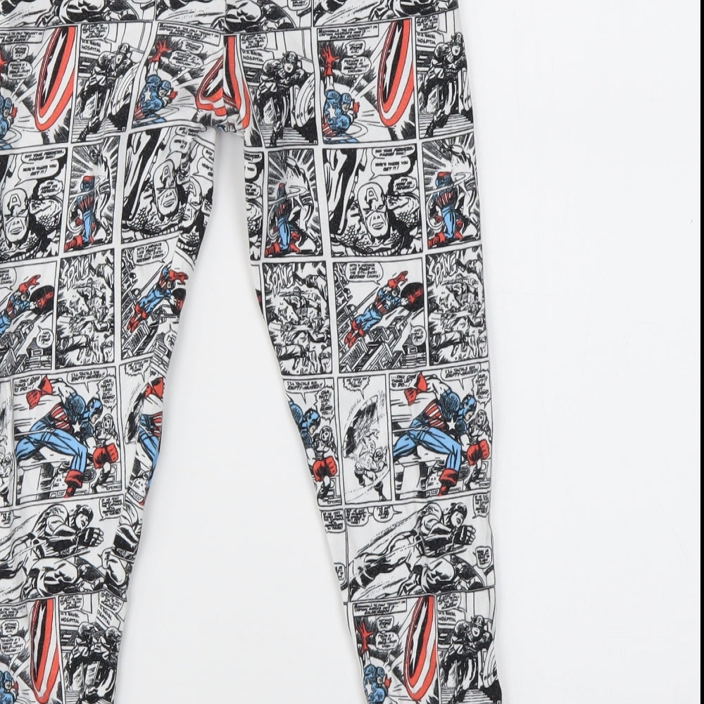 PREWORN  Boys Multicoloured Geometric  Jogger Trousers Size 5-6 Years