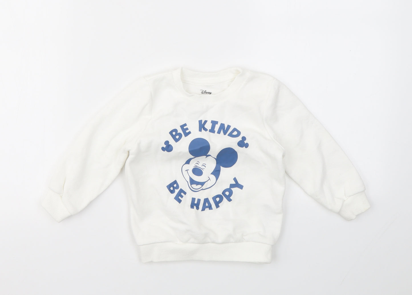 PRIMARK  Baby White Animal Print  Pullover Jumper Size 18-24 Months