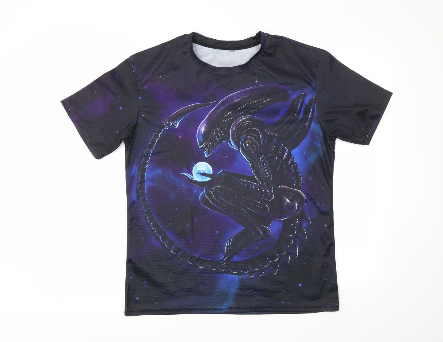 Preworn Mens Multicoloured Geometric   T-Shirt Size L