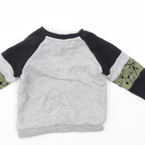 F&F Boys Grey   Pullover Jumper Size 3-6 Months