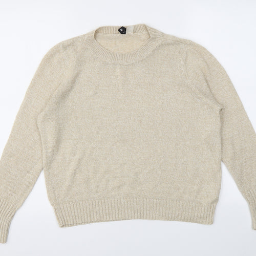 H&M Womens Beige   Pullover Jumper Size M