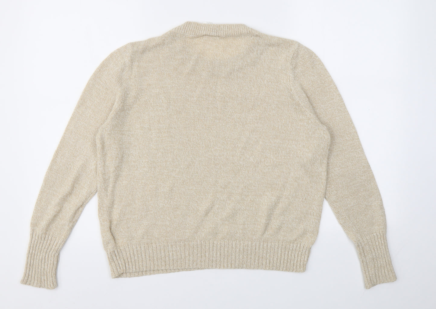 H&M Womens Beige   Pullover Jumper Size M