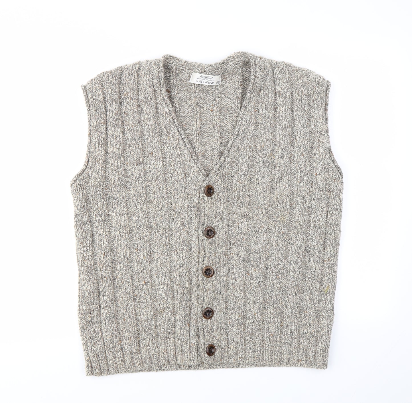 ST BENNARD  Mens Brown   Cardigan Jumper Size M