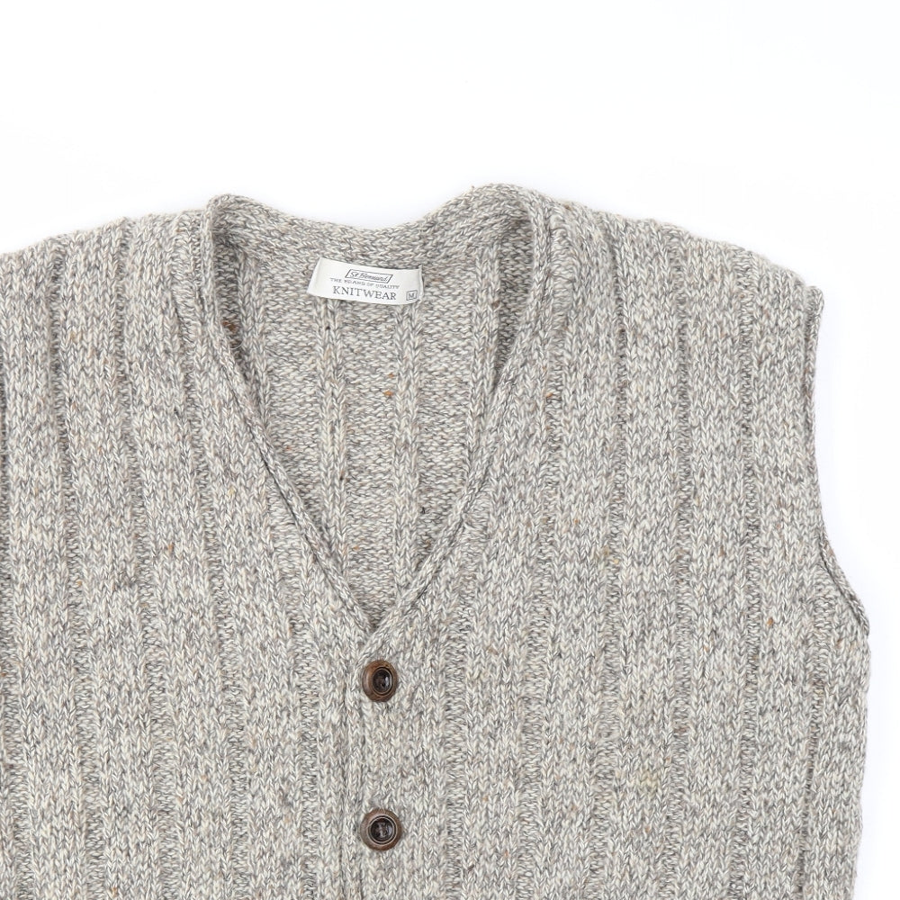 ST BENNARD  Mens Brown   Cardigan Jumper Size M