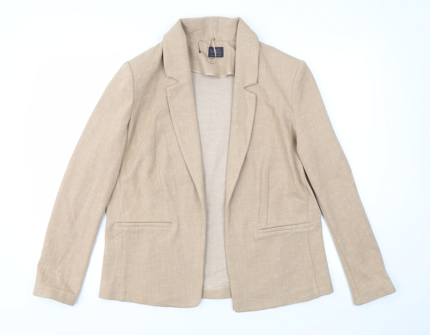 M&S Womens Brown   Jacket Blazer Size 16
