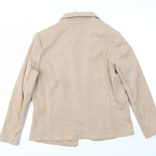 M&S Womens Brown   Jacket Blazer Size 16