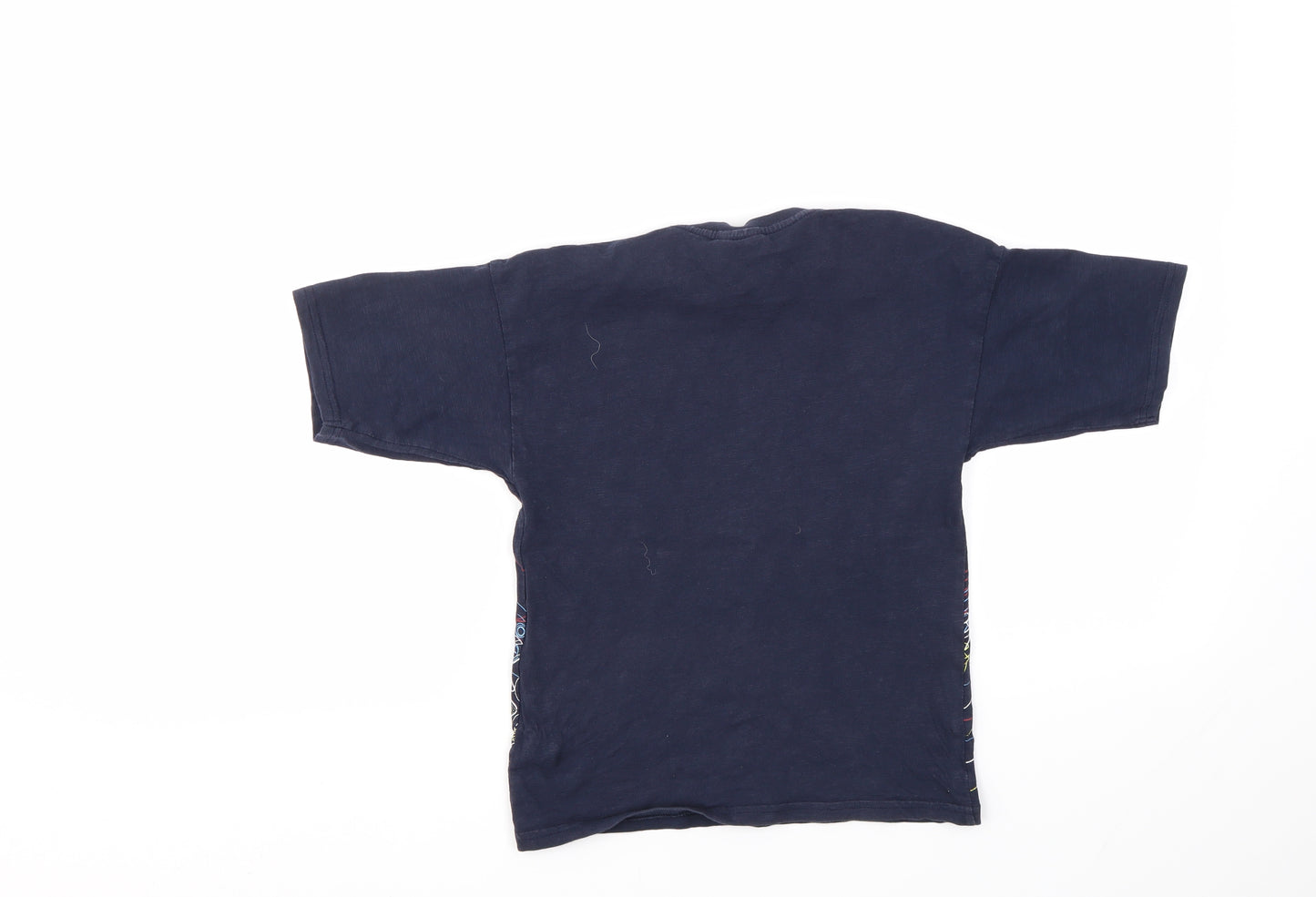 F&F Boys Blue Geometric  Basic T-Shirt Size 6-7 Years