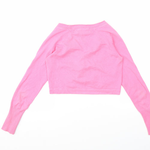 Preworn Womens Pink   Cardigan Jumper Size M