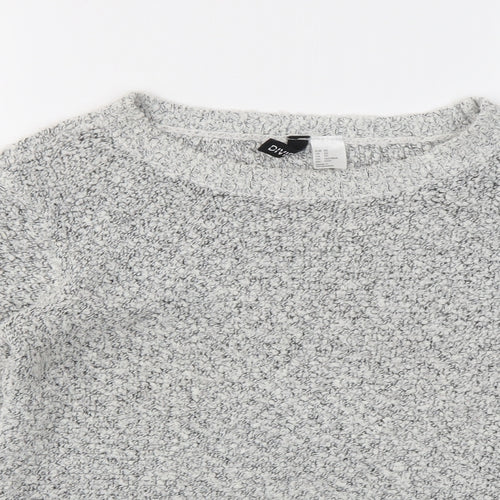 H&M Womens Grey   Pullover Jumper Size XS