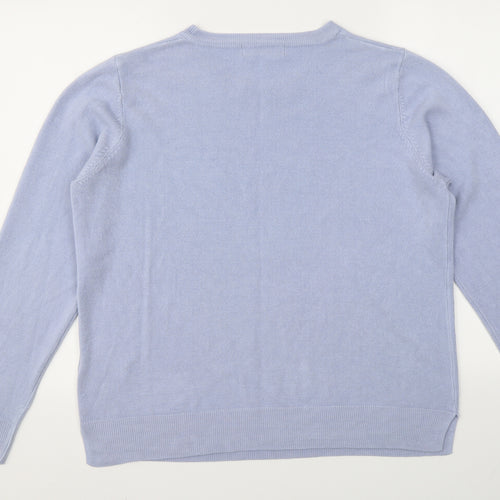 M&S Womens Blue   Pullover Jumper Size 18