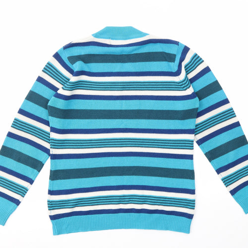 ISLE  Womens Multicoloured Striped  Pullover Hoodie Size S