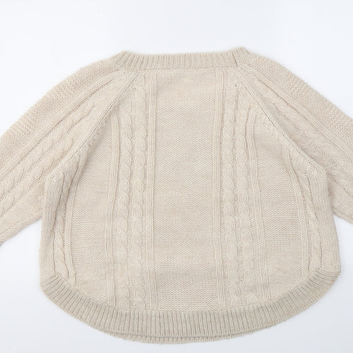 OASIS  Womens Beige   Pullover Jumper Size S