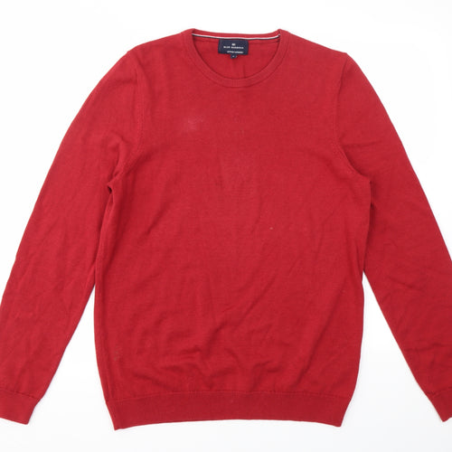 M&S Mens Red   Pullover Sweatshirt Size S