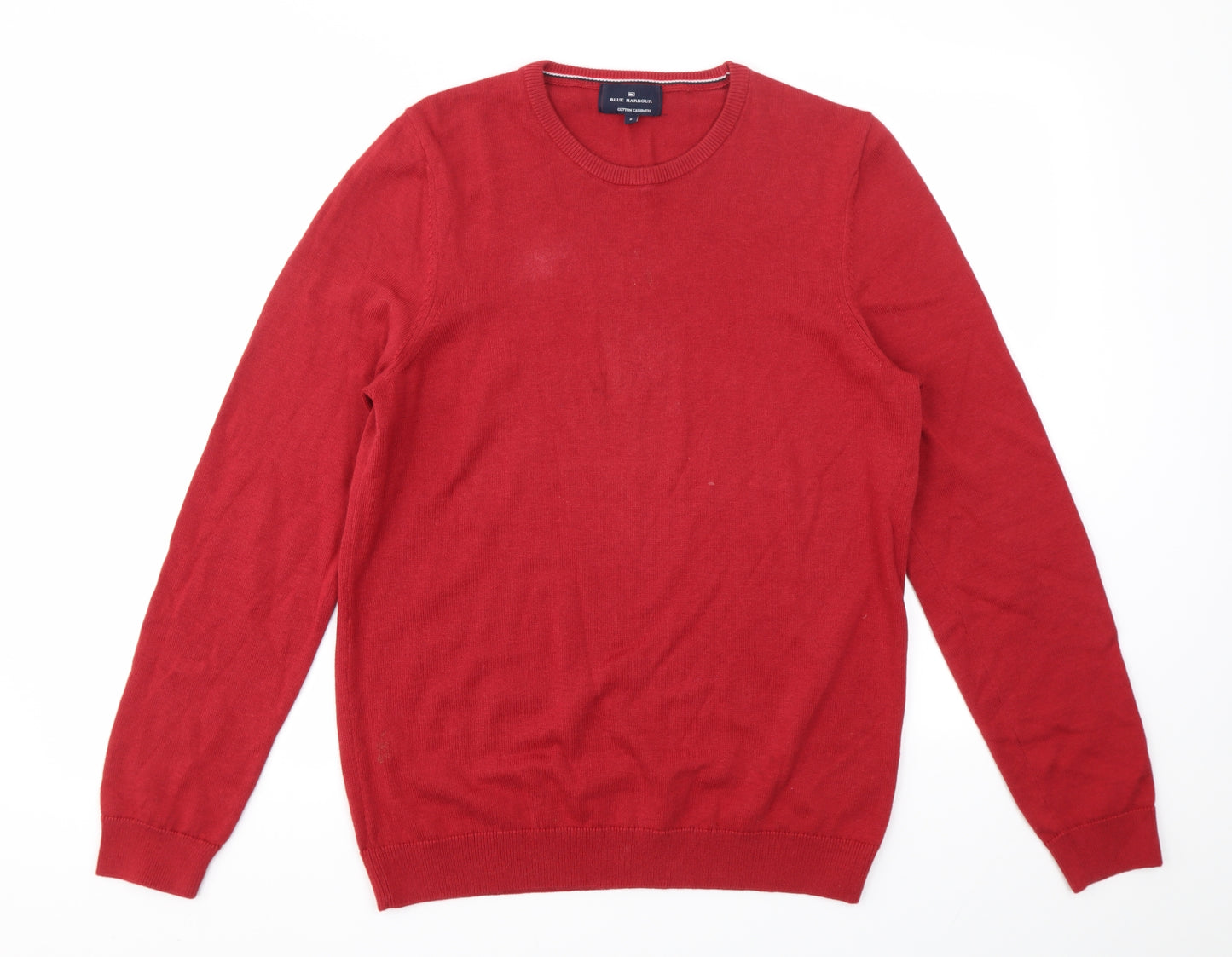 M&S Mens Red   Pullover Sweatshirt Size S