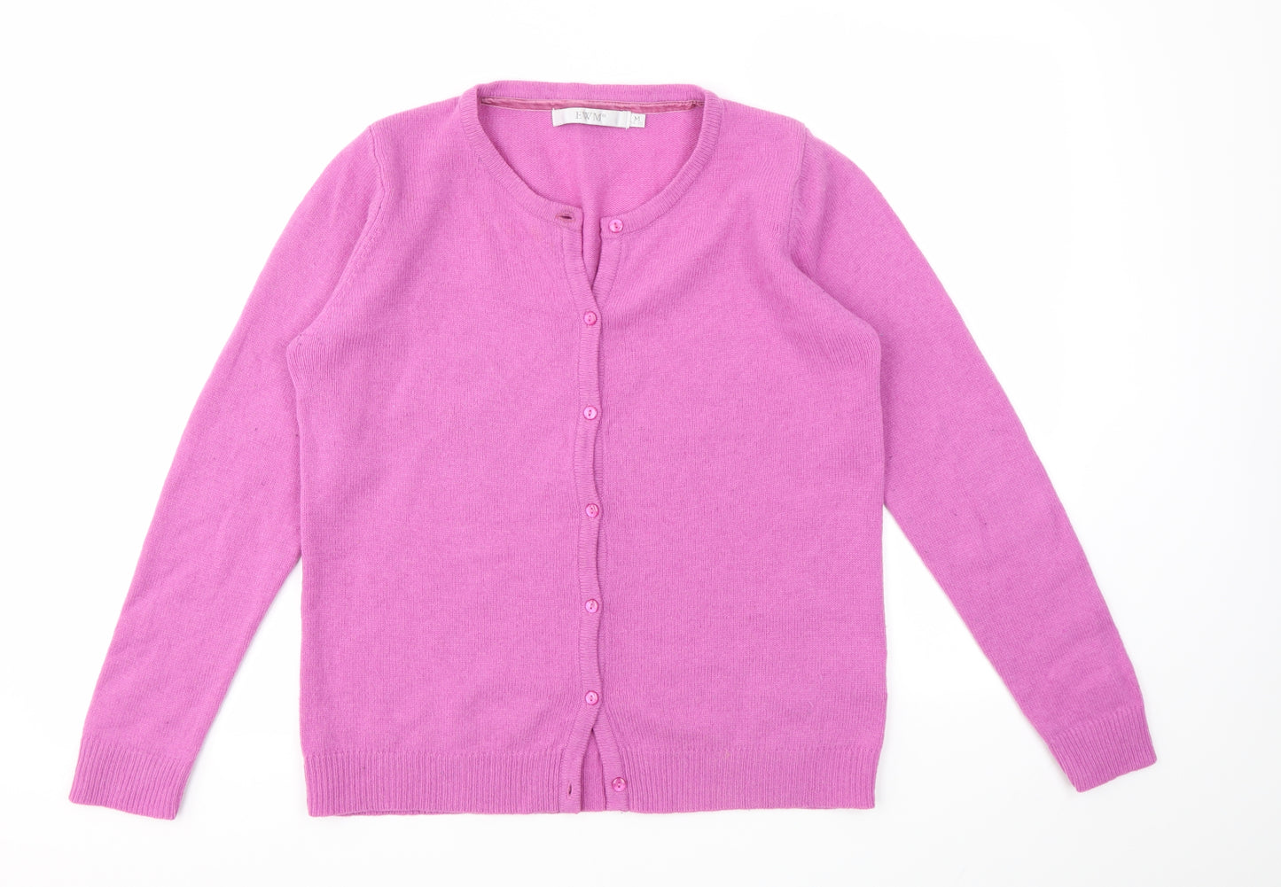 EWM Womens Pink   Cardigan Jumper Size M