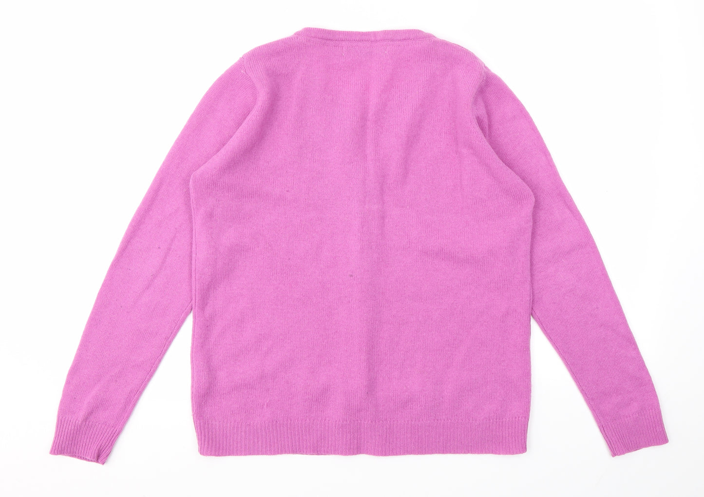 EWM Womens Pink   Cardigan Jumper Size M