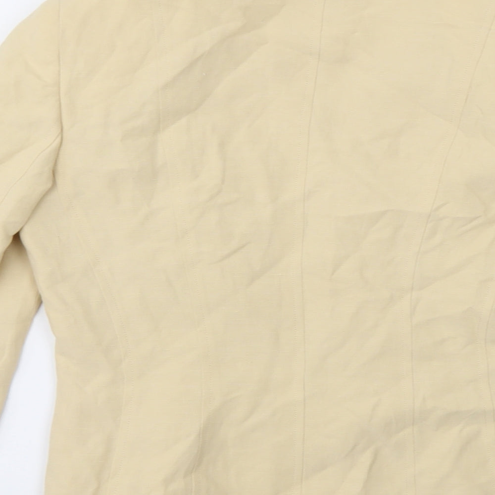 Country Casuals Womens Yellow   Jacket Blazer Size 10