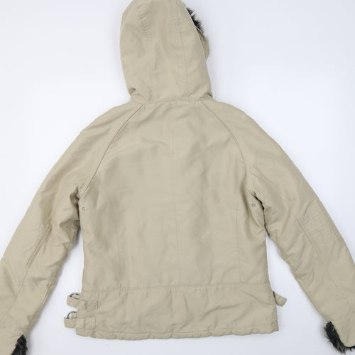 PREWORN  Womens Beige   Jacket Coat Size 14