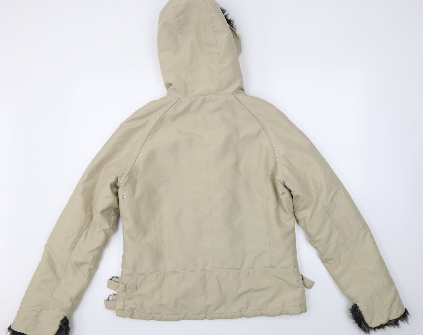 PREWORN  Womens Beige   Jacket Coat Size 14