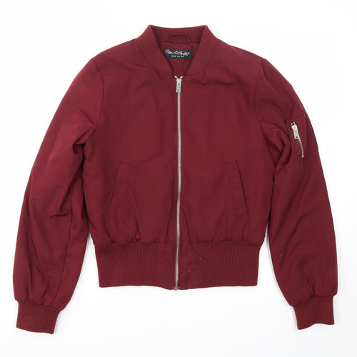 Miss Selfridge Womens Red   Jacket Coat Size 8