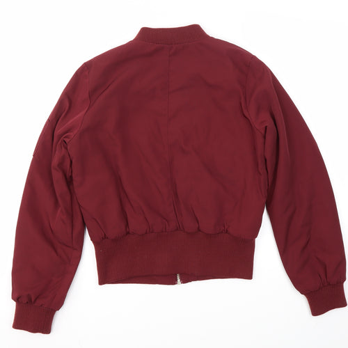 Miss Selfridge Womens Red   Jacket Coat Size 8