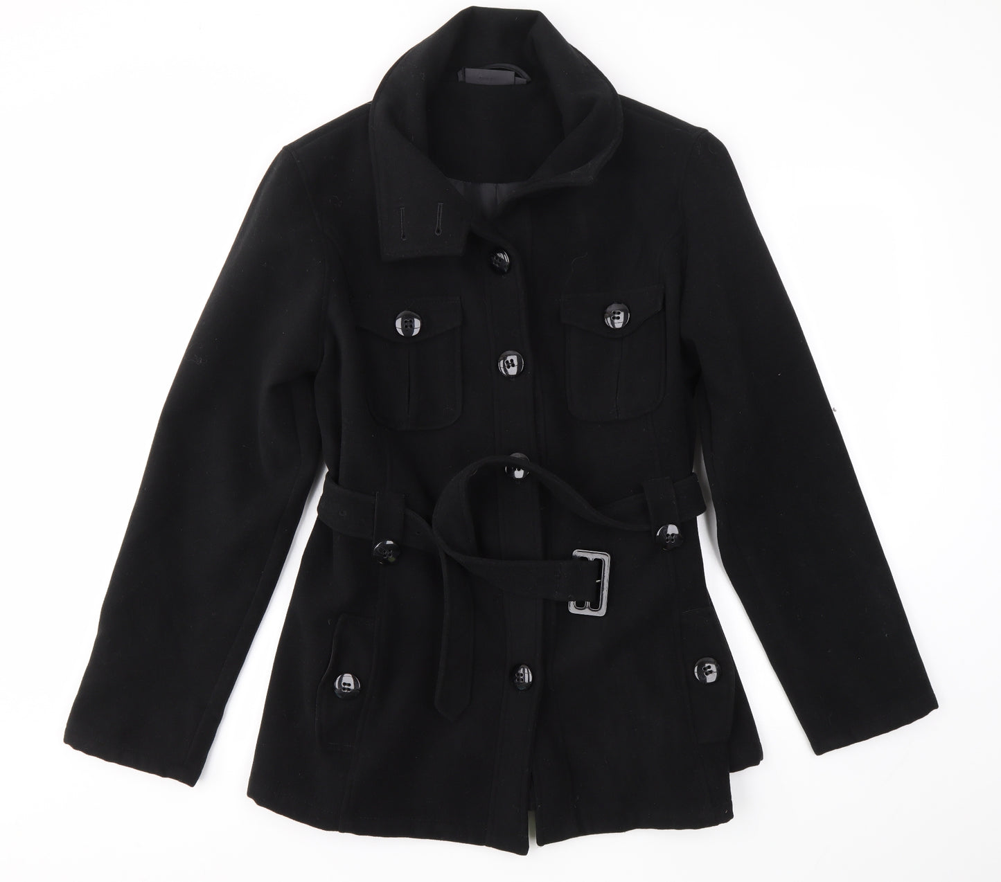 KLABI WOMAN  Womens Black   Jacket Coat Size 14